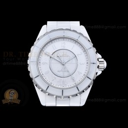 J12 38mm CER White Dial Num...
