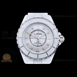 J12 38mm CER White MOP Dial...